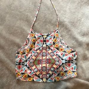 Billabong Halter Crop Top Size M